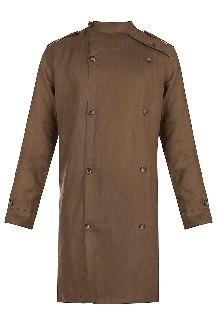 Brown Trench Shacket by Son Of A Noble SNOB