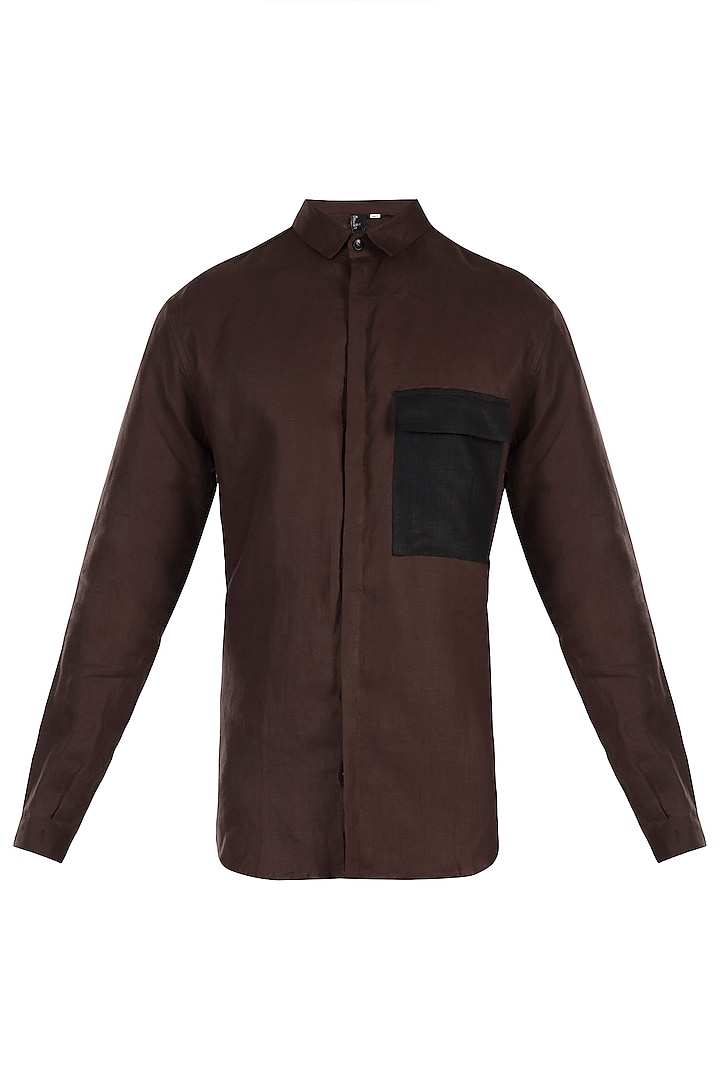 Dark Brown Shirt by Son Of A Noble SNOB