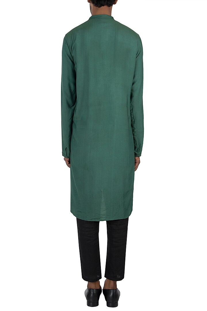 Green Kurta Set by Son Of A Noble SNOB at Pernia's Pop Up Shop