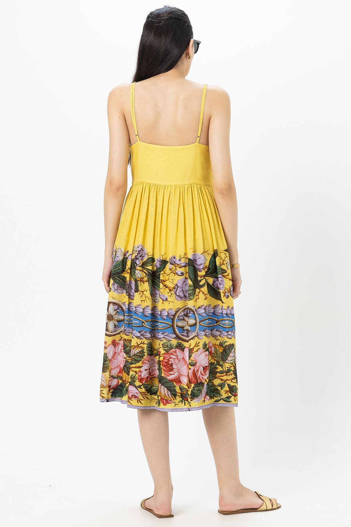 farm rio colorful leaves midi dress FARM Rio Colorful Leaves Midi Dress – Augusthouseofbrands