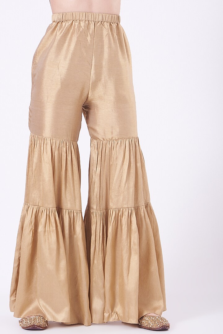 Aurora Yellow Embroidered Jacket Set by Sonali Gupta at Pernia's Pop Up Shop