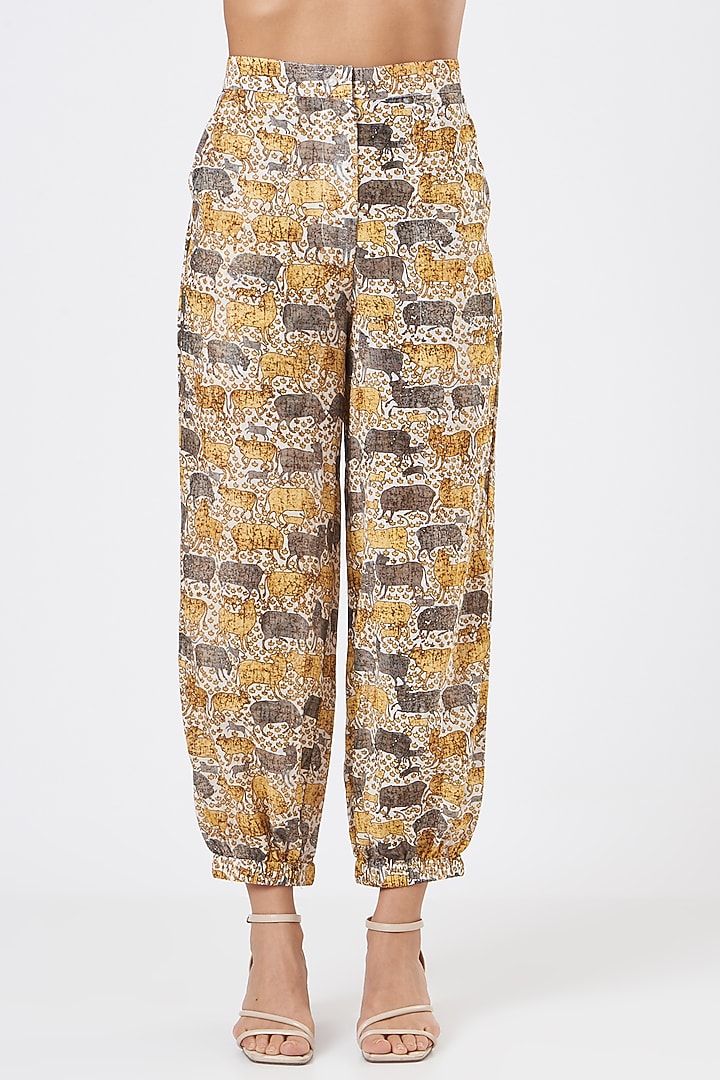 Multi-Coloured Printed Pant Set by Sonali Gupta at Pernia's Pop Up Shop