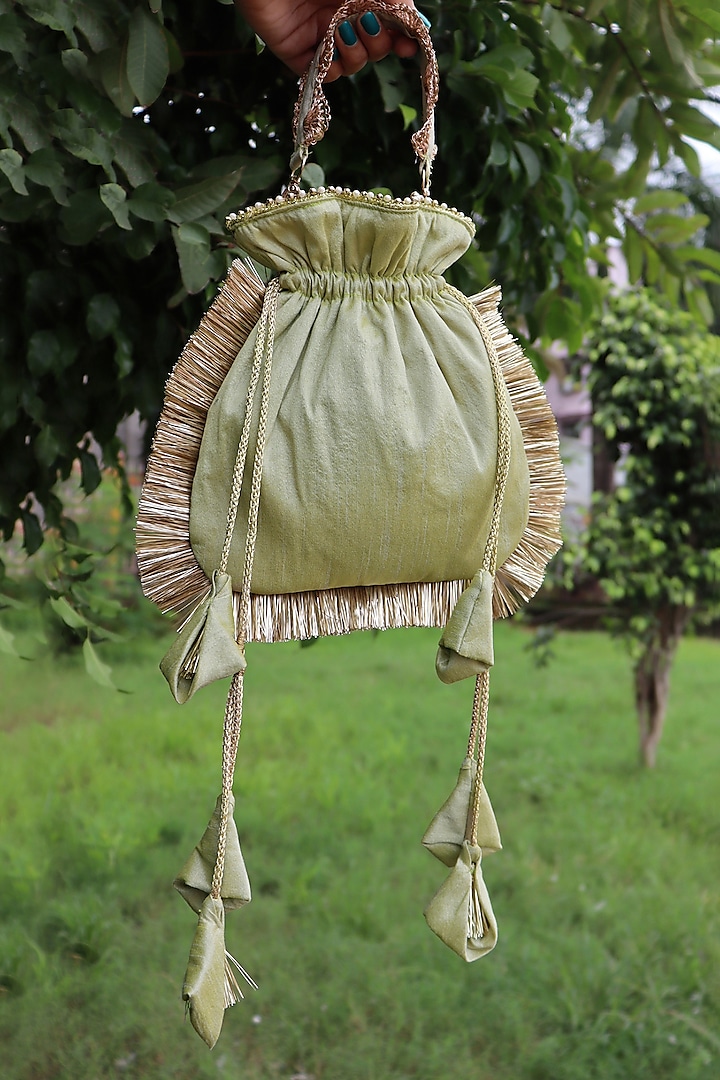 Rope Handle Every Occasion Silk Potli Bags