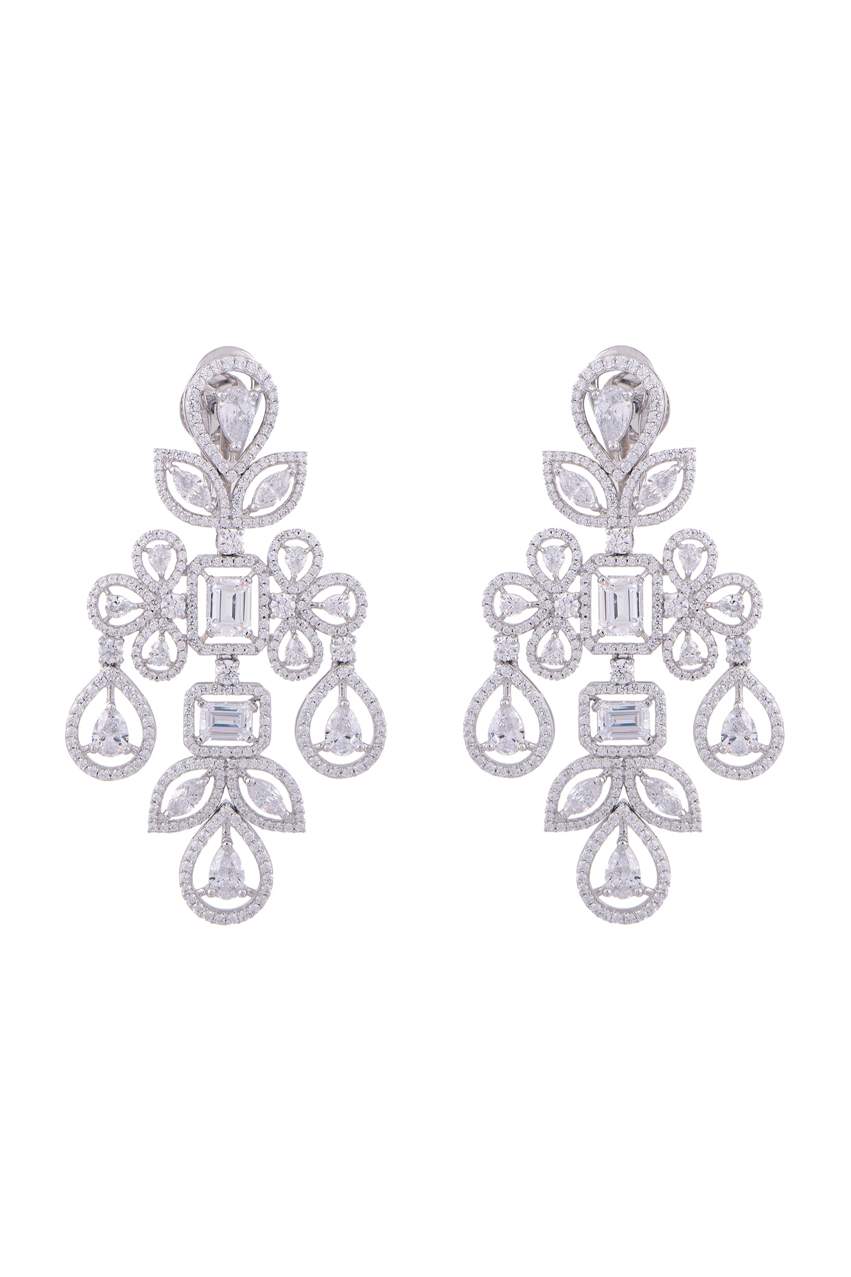 DIOSA PARIS JEWELLERY Swarovski Zirconia Earrings | Jewellery, Earrings,  Danglers And Drops, Multi Color,… | Paris jewelry, Online jewelry, Sterling  silver earrings