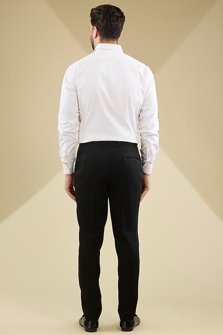 Wine Micro Suiting Hand Embroidered Tuxedo Set by Soltee By Sulakshana Monga Men at Pernia's Pop Up Shop