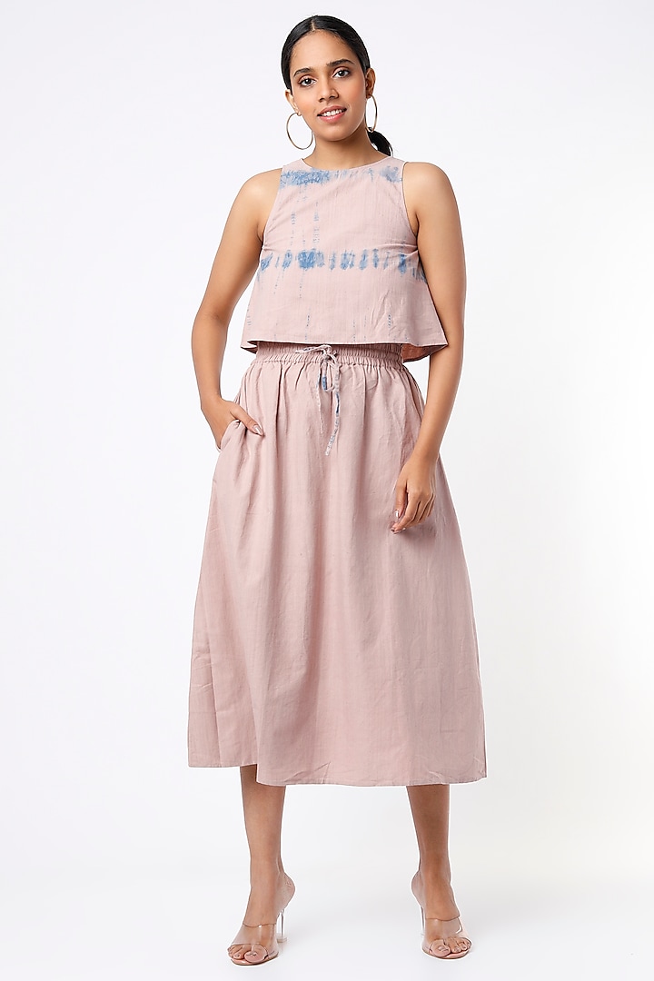 Rose Skirt With Pockets by SOMETHING SUSTAINABLE at Pernia's Pop Up Shop