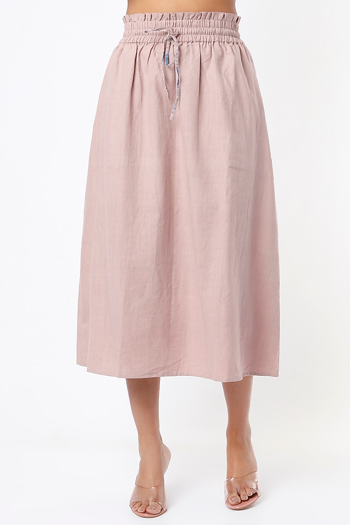 Rose Skirt With Pockets by SOMETHING SUSTAINABLE at Pernia's Pop Up Shop