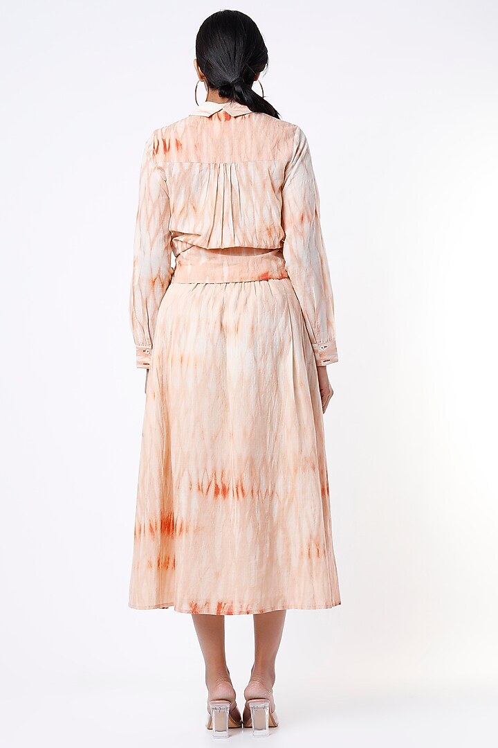 Sunset Hand Embroidered Skirt by SOMETHING SUSTAINABLE at Pernia's Pop Up Shop