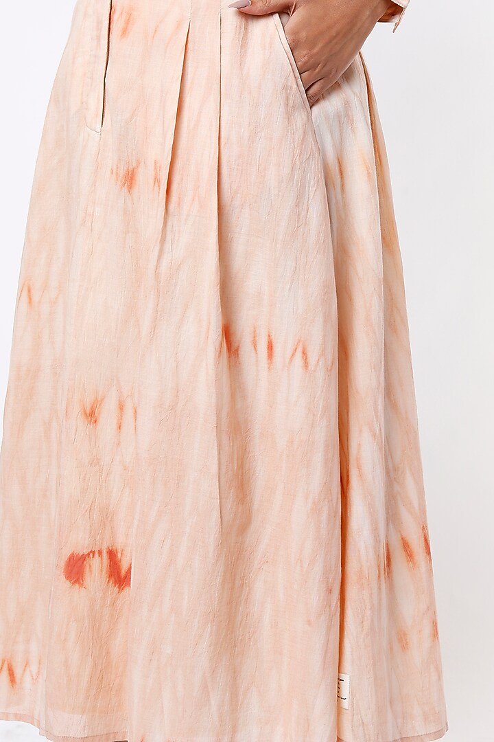 Sunset Hand Embroidered Skirt by SOMETHING SUSTAINABLE at Pernia's Pop Up Shop