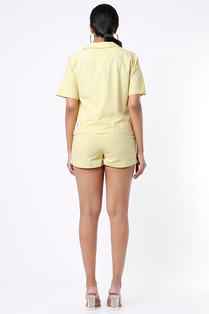 Pale Yellow Co-Ord Set by SOMETHING SUSTAINABLE at Pernia's Pop Up Shop