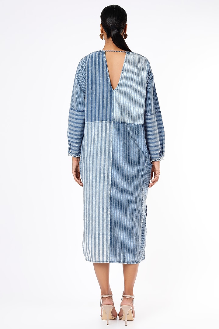 Cobalt Blue Two-Way Kaftan Summer Dress by Sonica Sarna at Pernia's Pop Up Shop