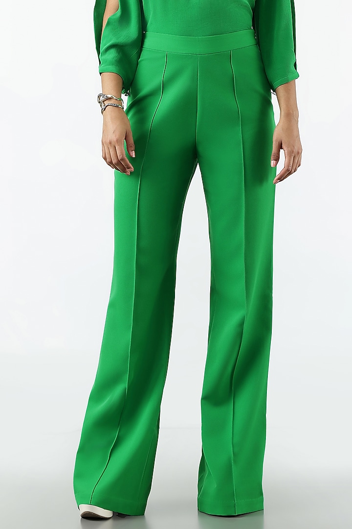 Everglades Banana Crepe Pant by Sonal Singh at Pernia's Pop Up Shop