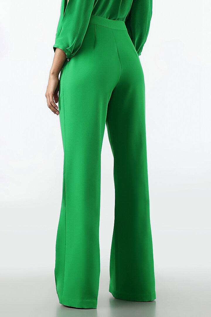 Everglades Banana Crepe Pant by Sonal Singh at Pernia's Pop Up Shop