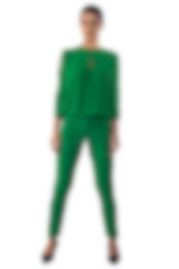 Everglades Banana Crepe Pants by Sonal Singh at Pernia's Pop Up Shop