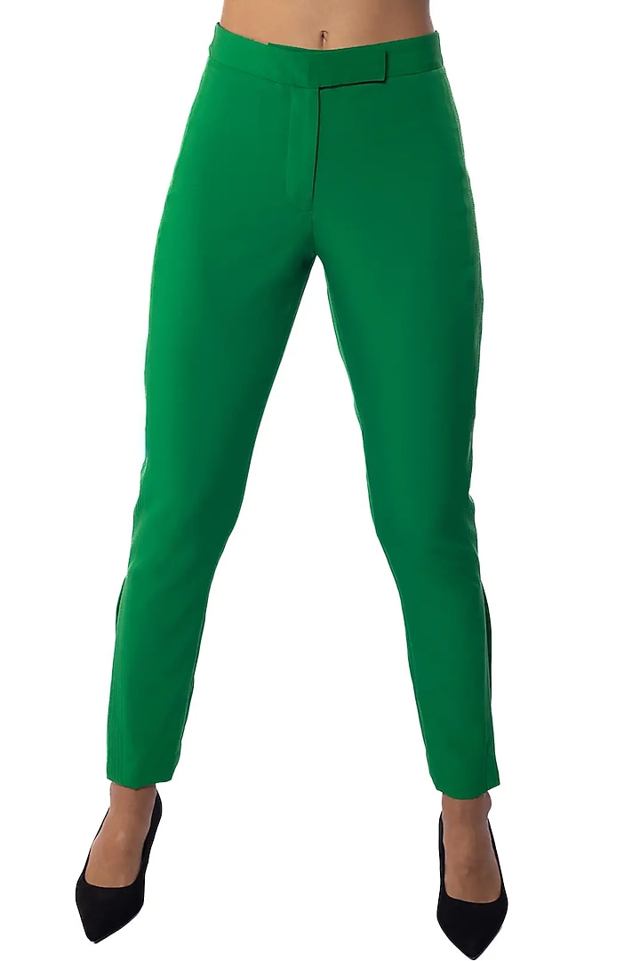 Everglades Banana Crepe Pants by Sonal Singh at Pernia's Pop Up Shop