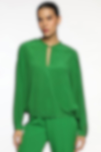 Everglades Silk Crepe Top by Sonal Singh at Pernia's Pop Up Shop