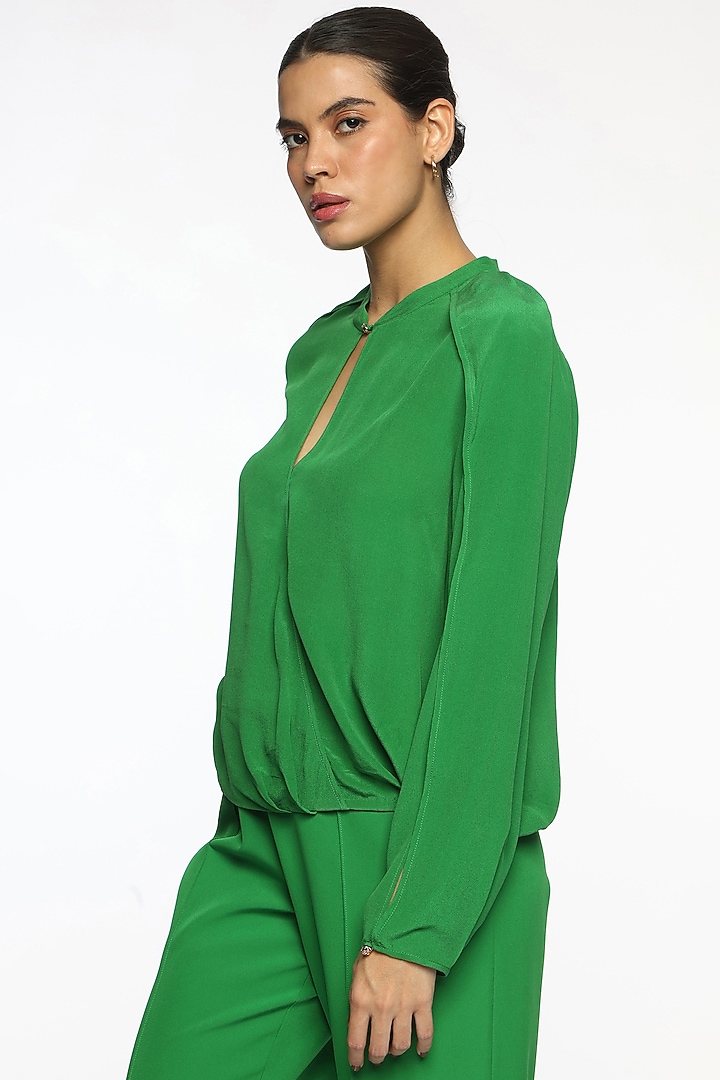 Everglades Silk Crepe Top by Sonal Singh at Pernia's Pop Up Shop