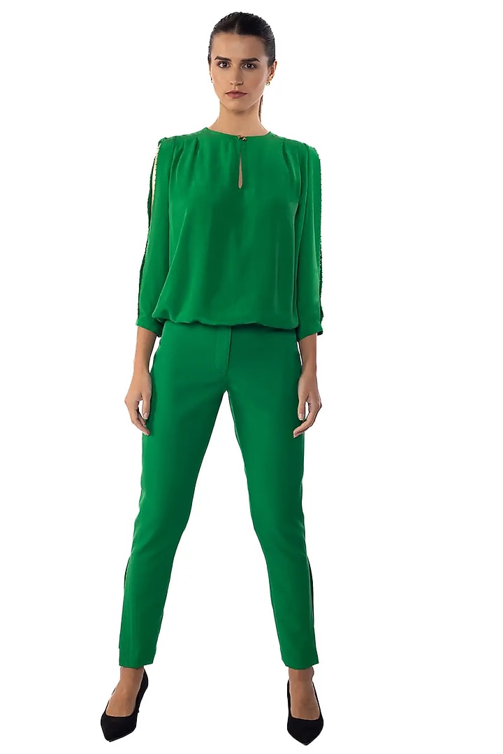 Everglades Silk Crepe Top by Sonal Singh at Pernia's Pop Up Shop
