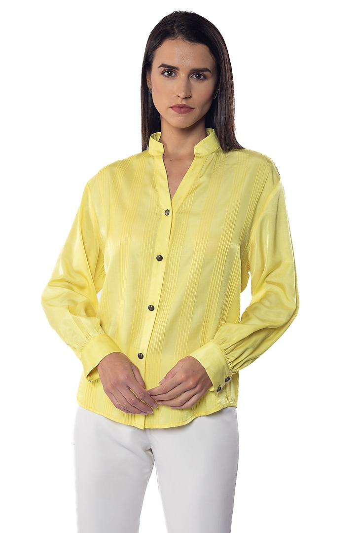 Sun Glare Cotton Shirt by Sonal Singh at Pernia's Pop Up Shop