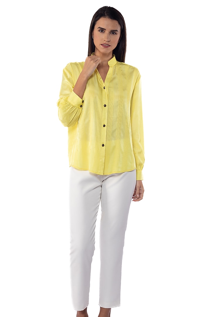 Sun Glare Cotton Shirt by Sonal Singh at Pernia's Pop Up Shop