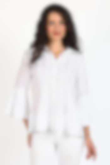 White Linen Co-Ord Set by Sonal Singh at Pernia's Pop Up Shop