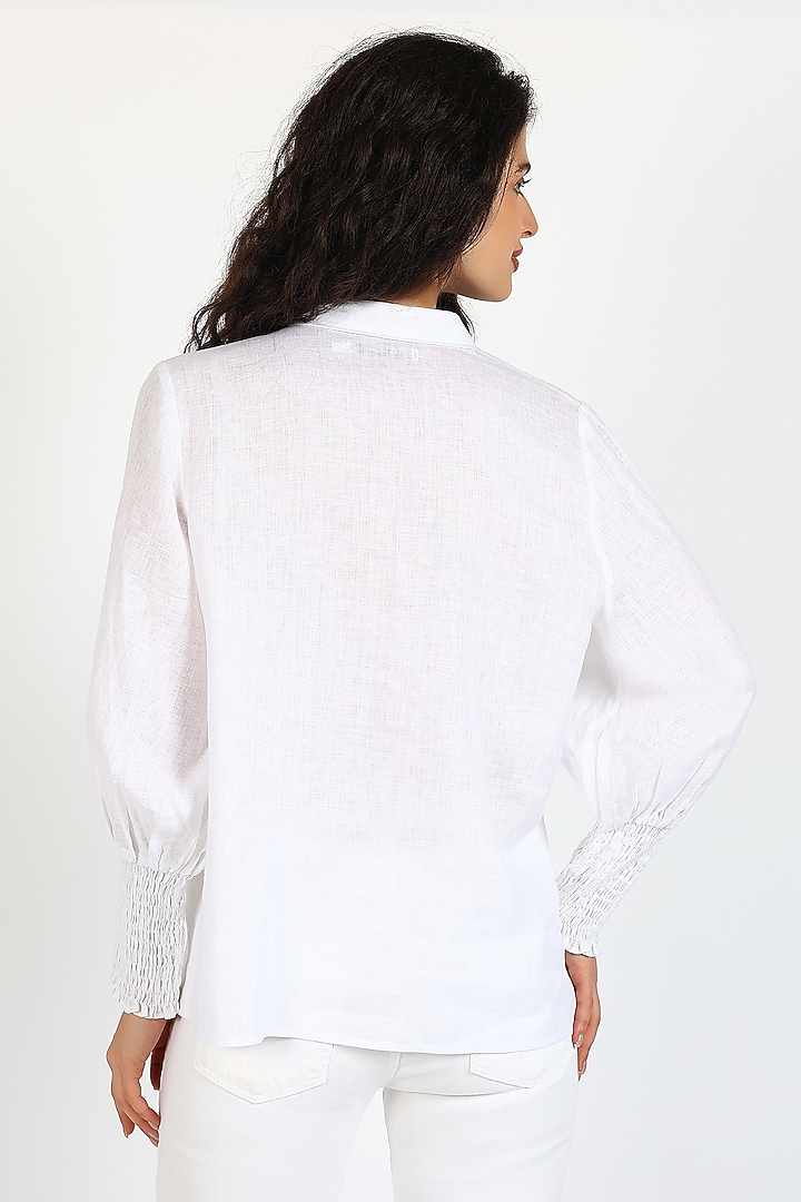White Linen Co-Ord Set by Sonal Singh at Pernia's Pop Up Shop