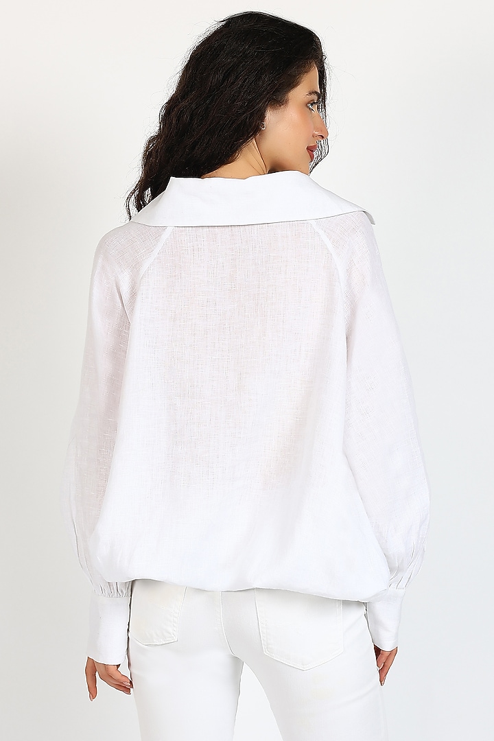 White Linen Co-Ord Set by Sonal Singh at Pernia's Pop Up Shop