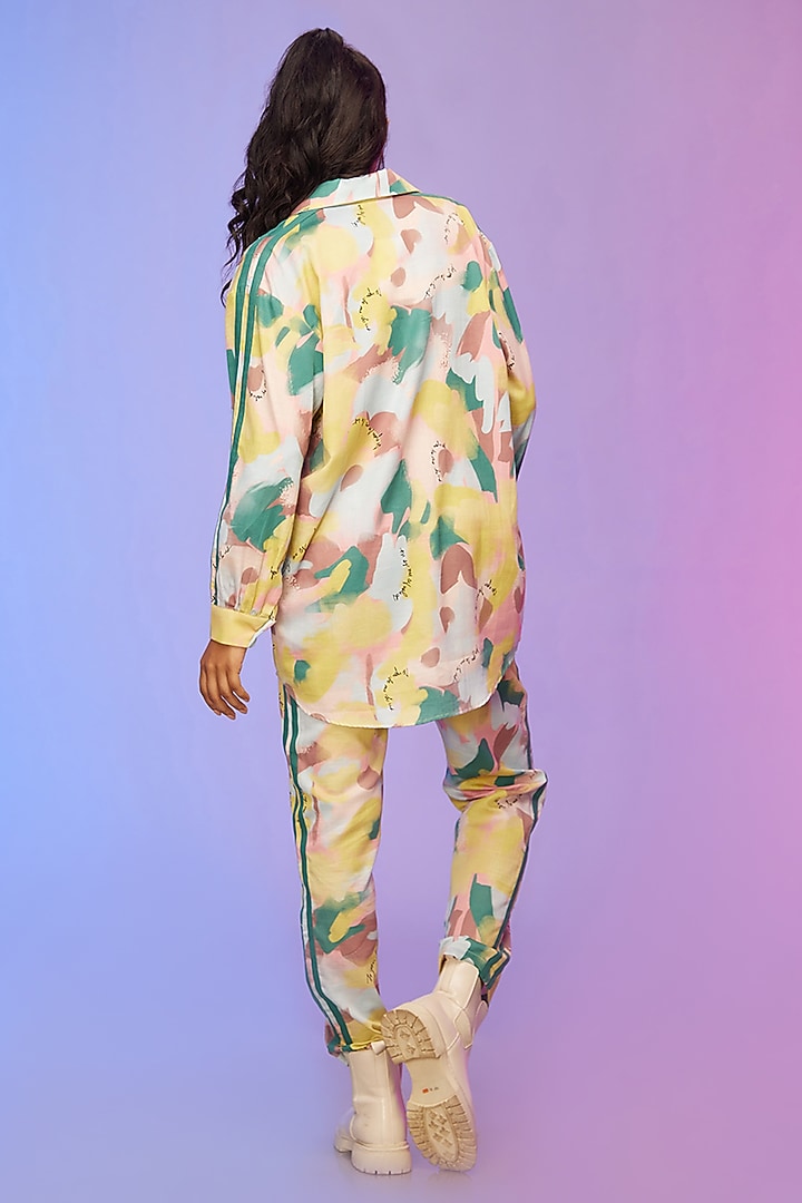 Multi-Colored Cotton Printed Co-Ord Set by Label SO US at Pernia's Pop Up Shop