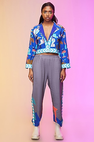 Grey Cotton Co-Ord Set by Label SO US