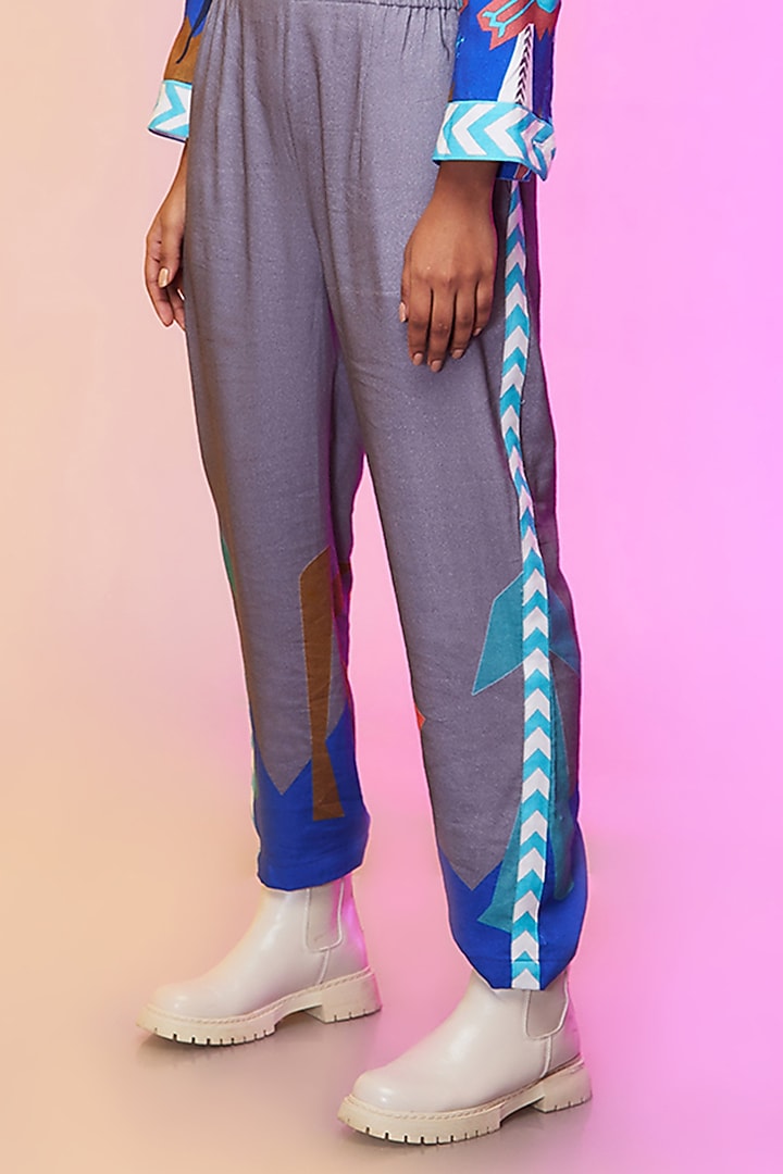 Grey Cotton Co-Ord Set by Label SO US at Pernia's Pop Up Shop