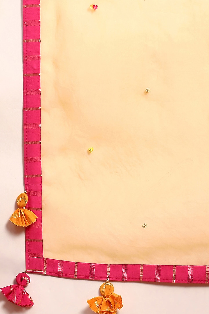 Mustard Cotton Blend Gharara Set by Soniya G at Pernia's Pop Up Shop