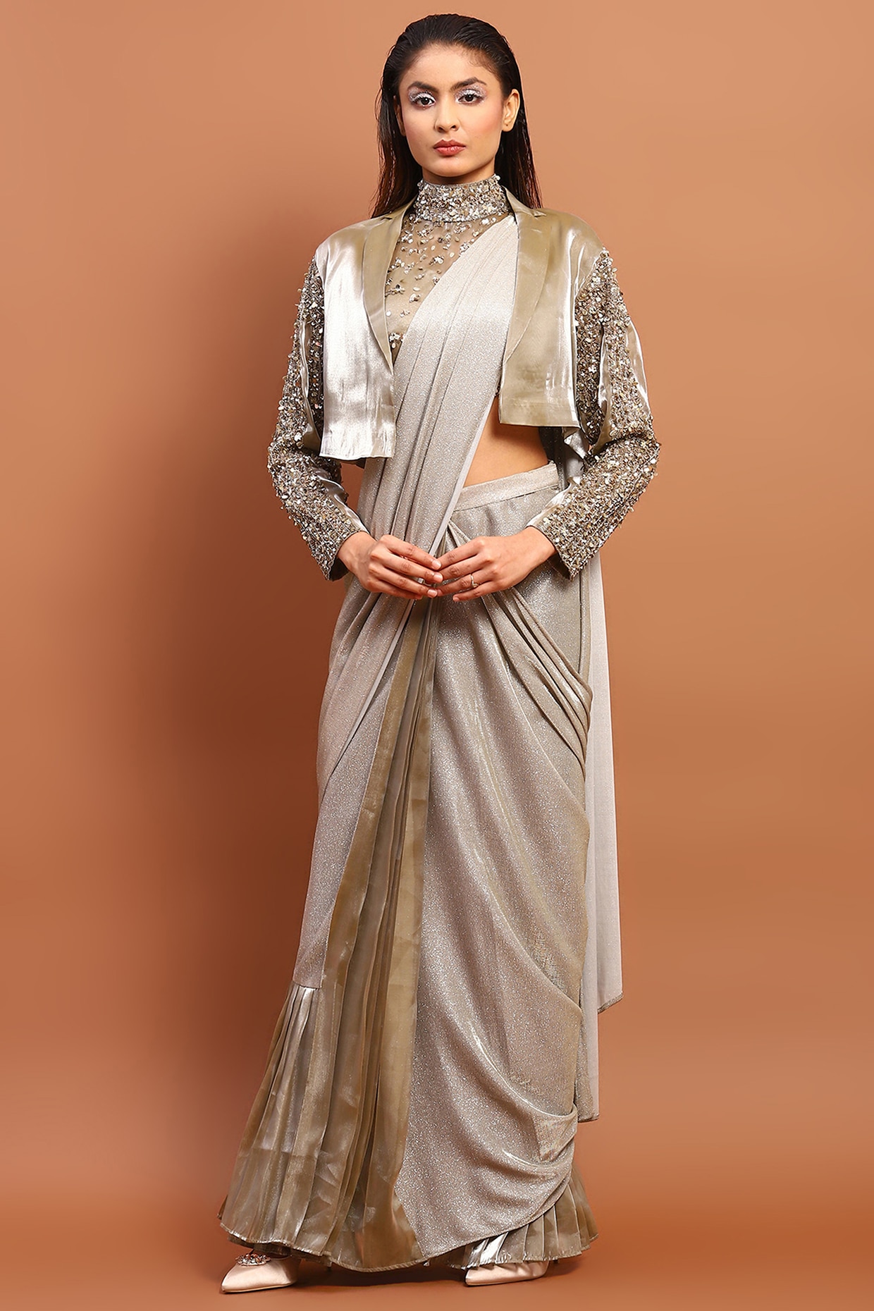 Pin by Vardhini Catari on Saree blouse | Cotton saree blouse designs, Long  blouse designs, Bridal blouse designs