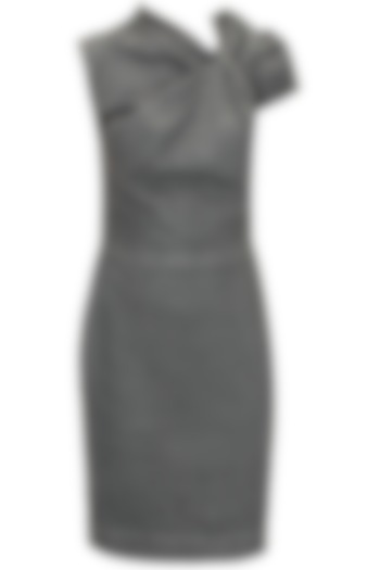 Lanvin- Smoked grey knot denim dress by Sonam Kapoor's Wardrobe