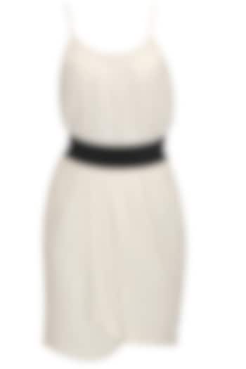 Zara - Ivory short flap skirt available only at Pernia's Pop-Up Shop.