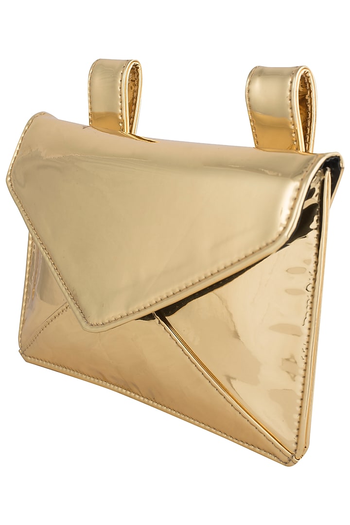Gold metallic envelope ket bag available only at Pernia's Pop Up Shop.