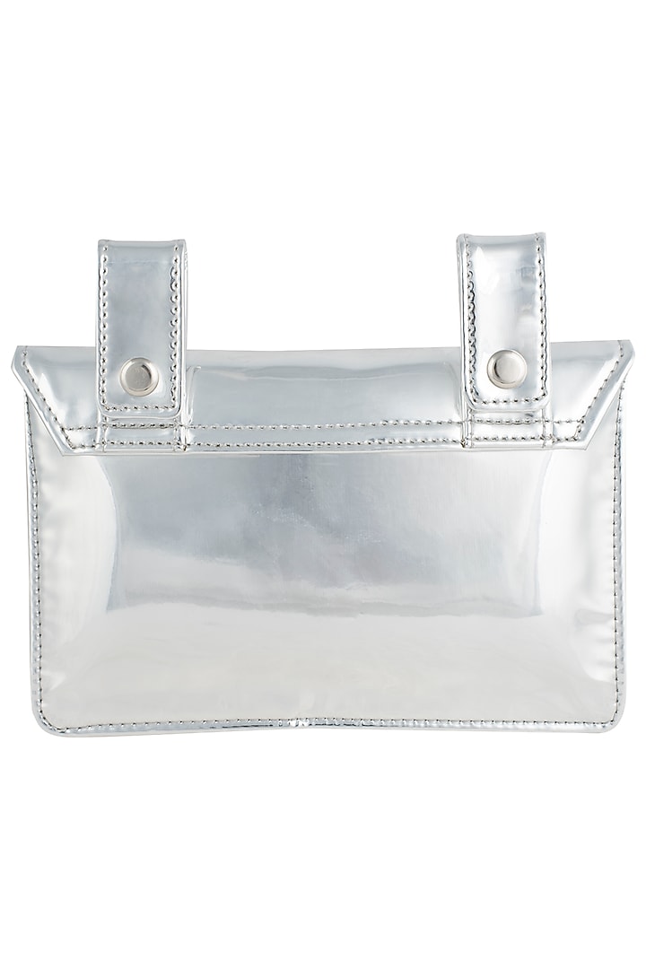 Silver metallic envelope ket bag available only at Pernia's Pop Up Shop.