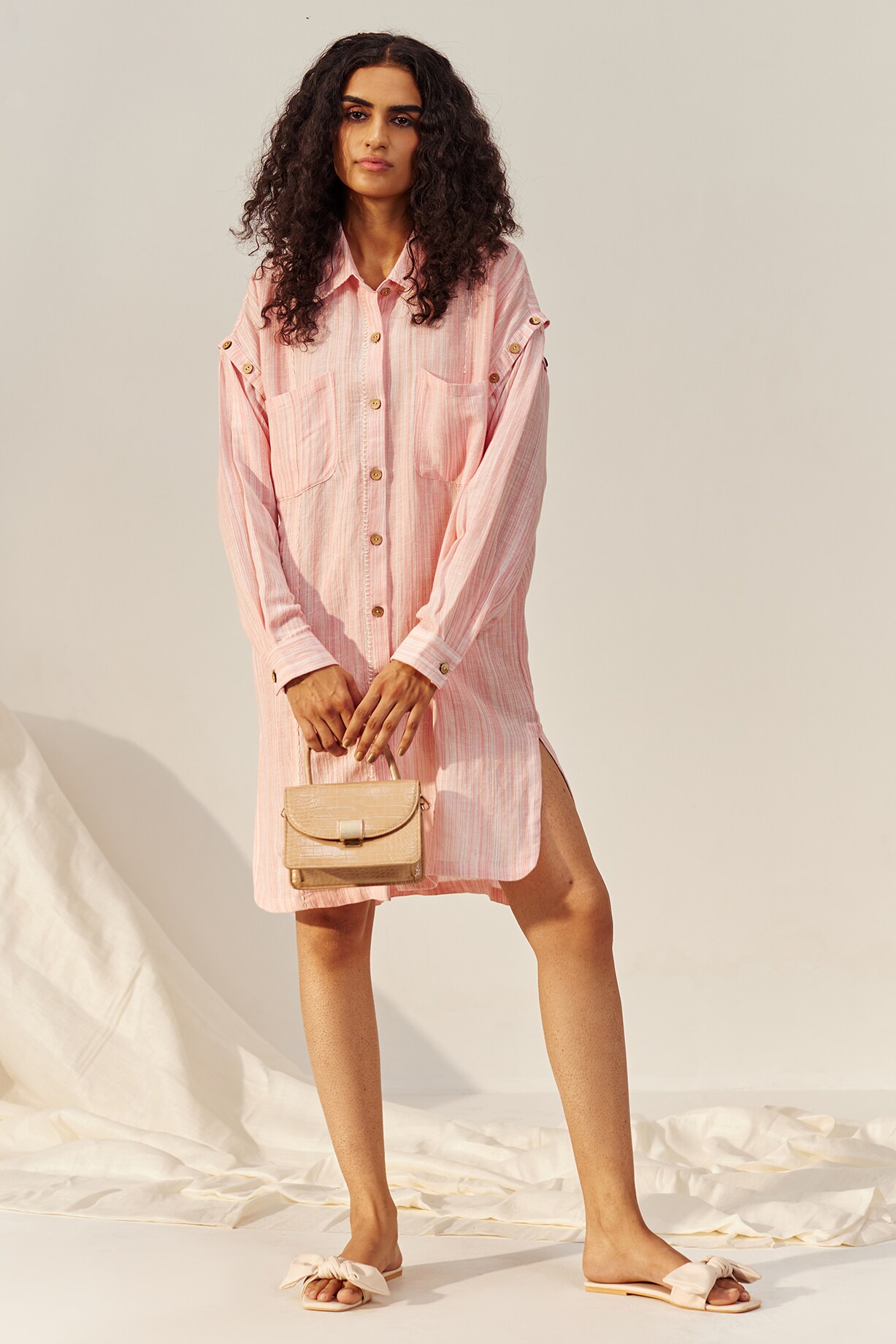 plus size linen dresses usa Retro plus size burgundy Linen dress 3400# – Xiaolizi main image 0