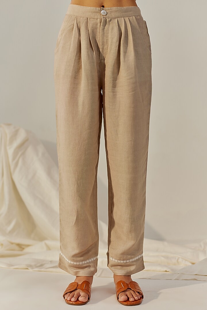 Silver Sage Linen Viscose Co-Ord Set by Spacelines at Pernia's Pop Up Shop