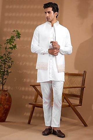 green emerald velvet dress Shreyanvi Indian Traditional Engagement Wear Men's Tunic Art Silk Kurta  Pajama Wedding Party Suit Dress Set at Amazon Men's Clothing store main image 1