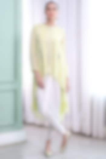 Lime Green Embroidered Tunic Set by Seams Pret & Couture at Pernia's Pop Up Shop