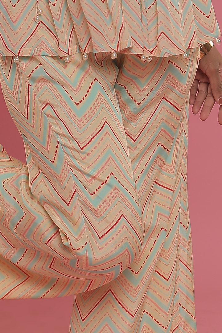 Yellow Printed Tunic Set by Seams Pret & Couture at Pernia's Pop Up Shop