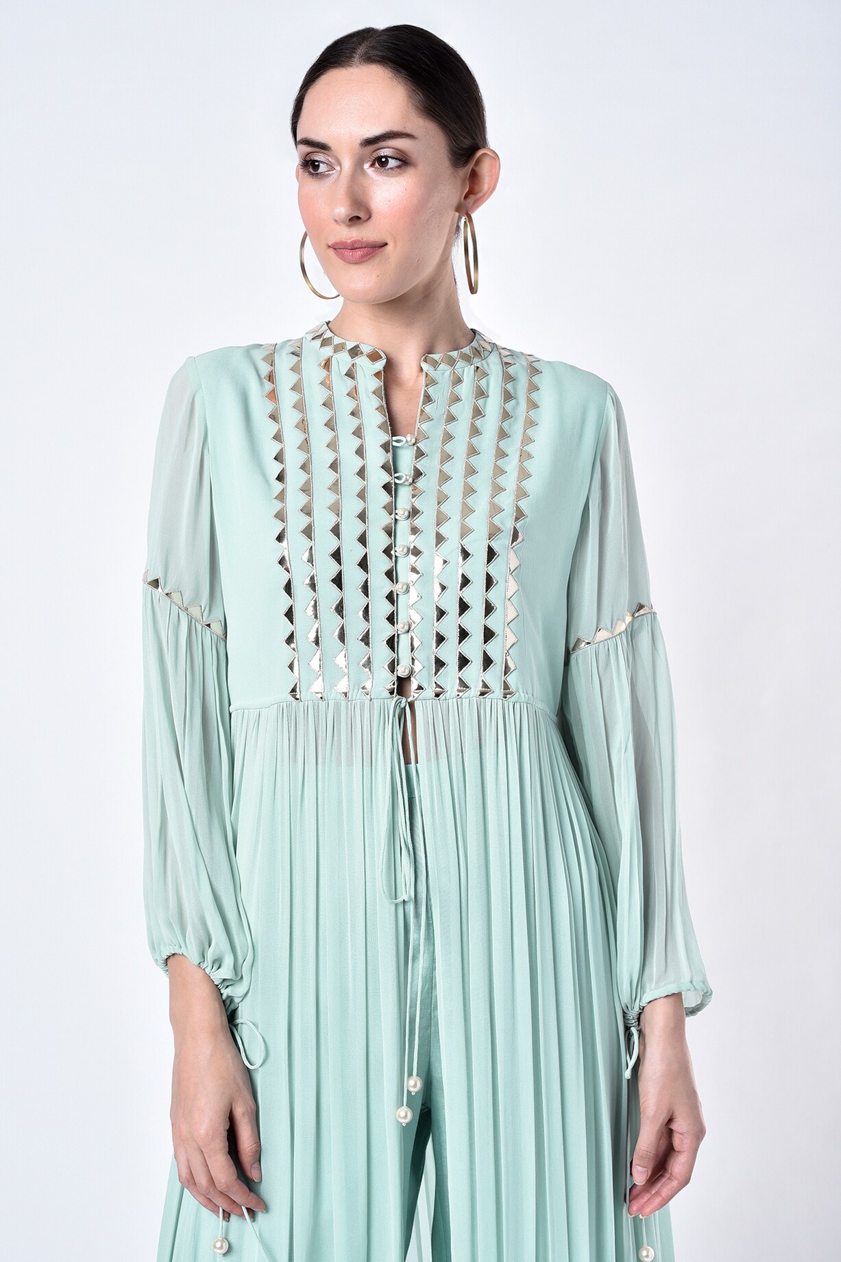 Pomegranate Pop Hand Embroidered Kurta