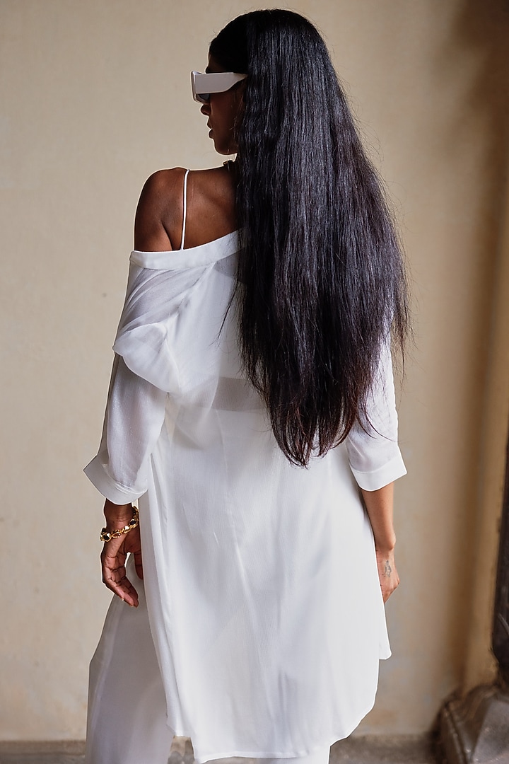 White Chinon Co-Ord Set by Spring Diaries at Pernia's Pop Up Shop