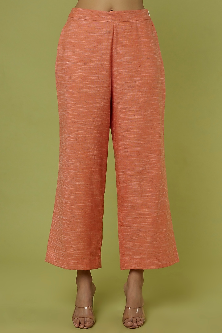 Orange Linen Co-Ord Set by Spring Diaries at Pernia's Pop Up Shop