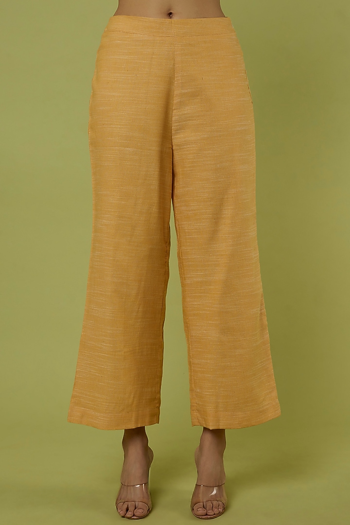 Yellow Linen Co-Ord Set by Spring Diaries at Pernia's Pop Up Shop