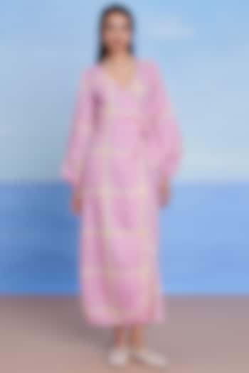 Cassata Linen Summer Dress by Saphed at Pernia's Pop Up Shop