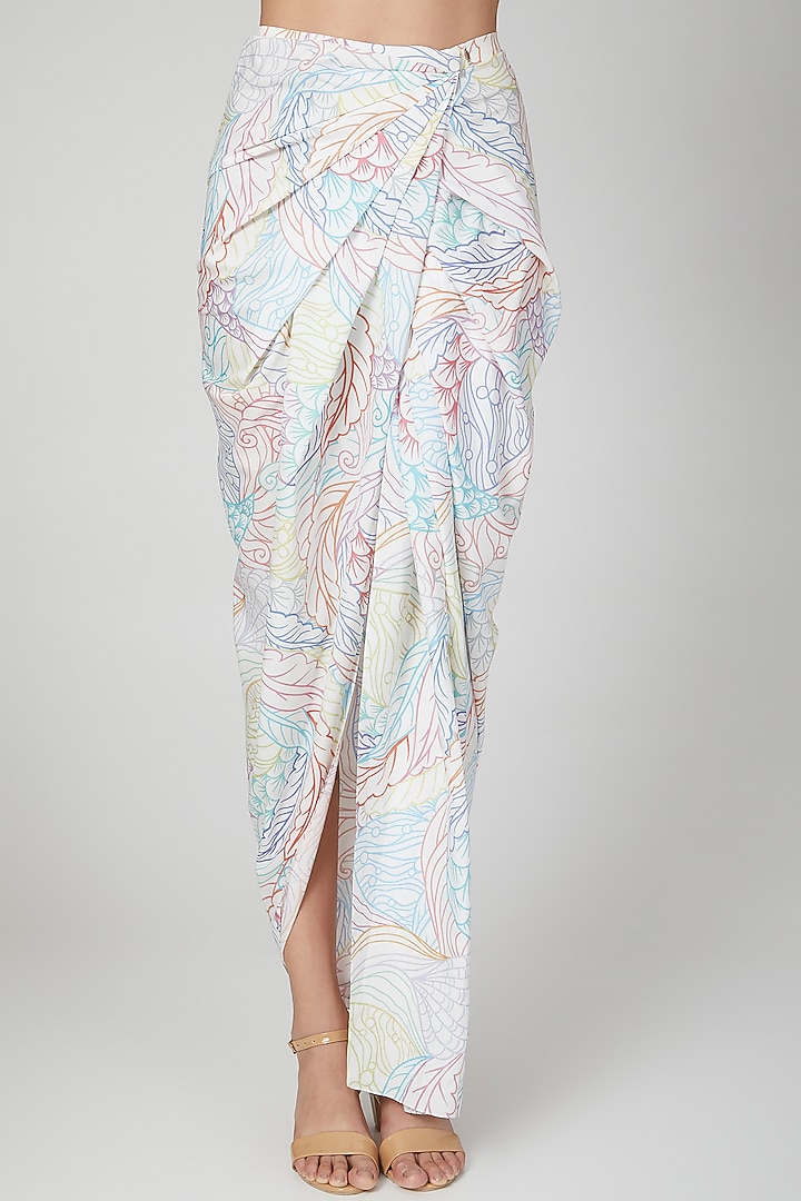 Multi Colored Ruffled Skirt Set by Simply Simone at Pernia's Pop Up Shop