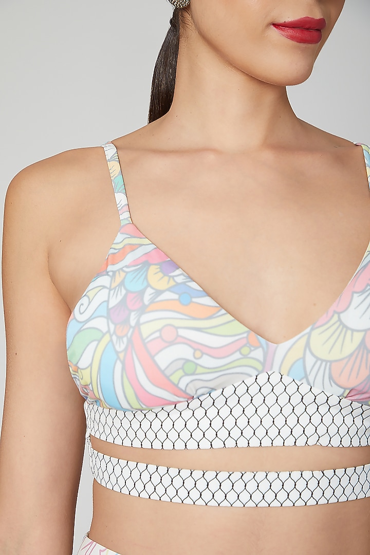 Multi Colored Printed High-Low Skirt Set by Simply Simone at Pernia's Pop Up Shop