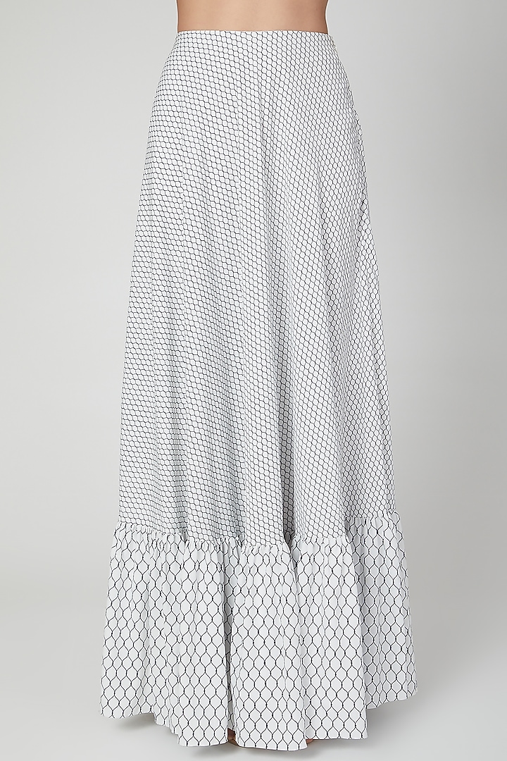 Multi Colored Fishnet Printed Skirt Set by Simply Simone at Pernia's Pop Up Shop
