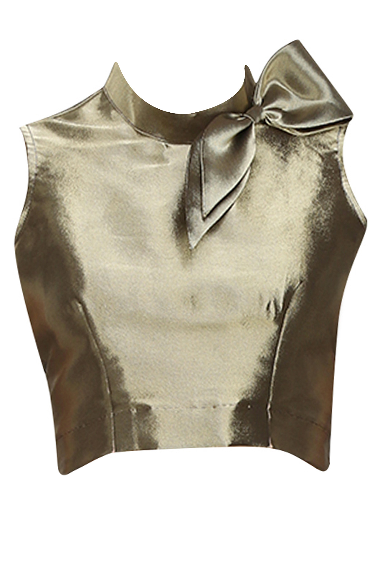 Antique gold dream crop top available only at Pernia's Pop Up Shop.